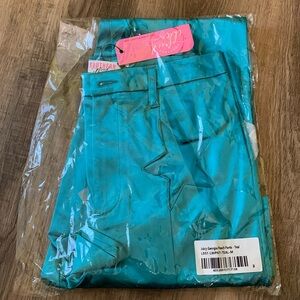 Juicy Georgia Peach pants in teal size medium from Southern Fried Chics
